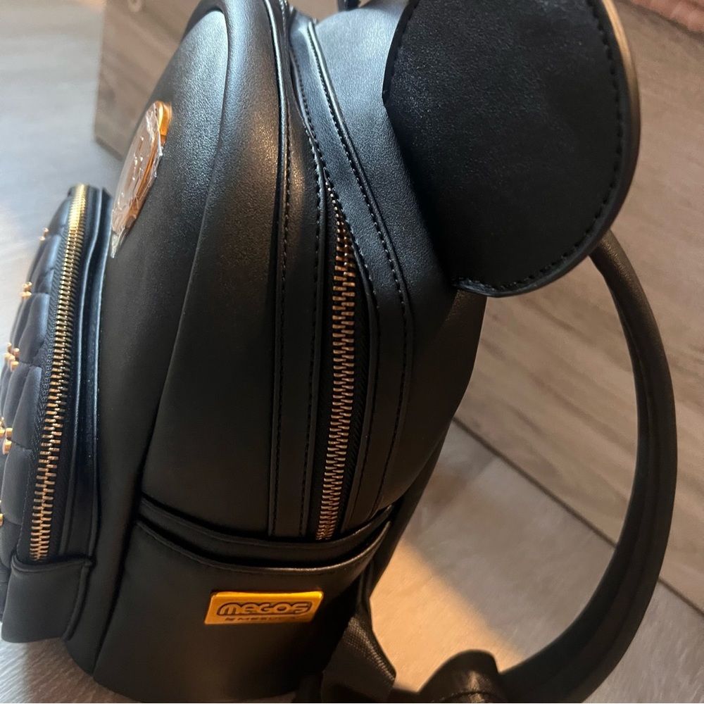 Disney Black and Gold Mickey Mouse Backpack - Picture 3 of 8